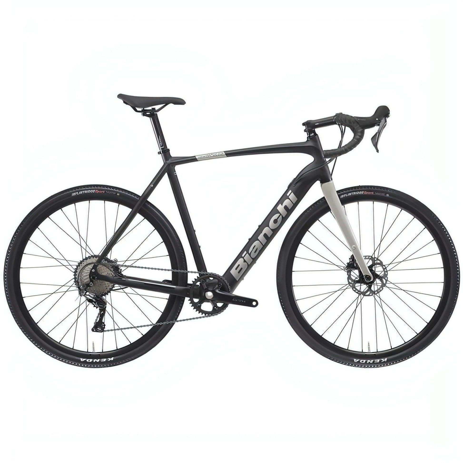 Bianchi Impulso E-Allroad GRX600 40 Electric Gravel Bike 2022 - Black - Start Fitness