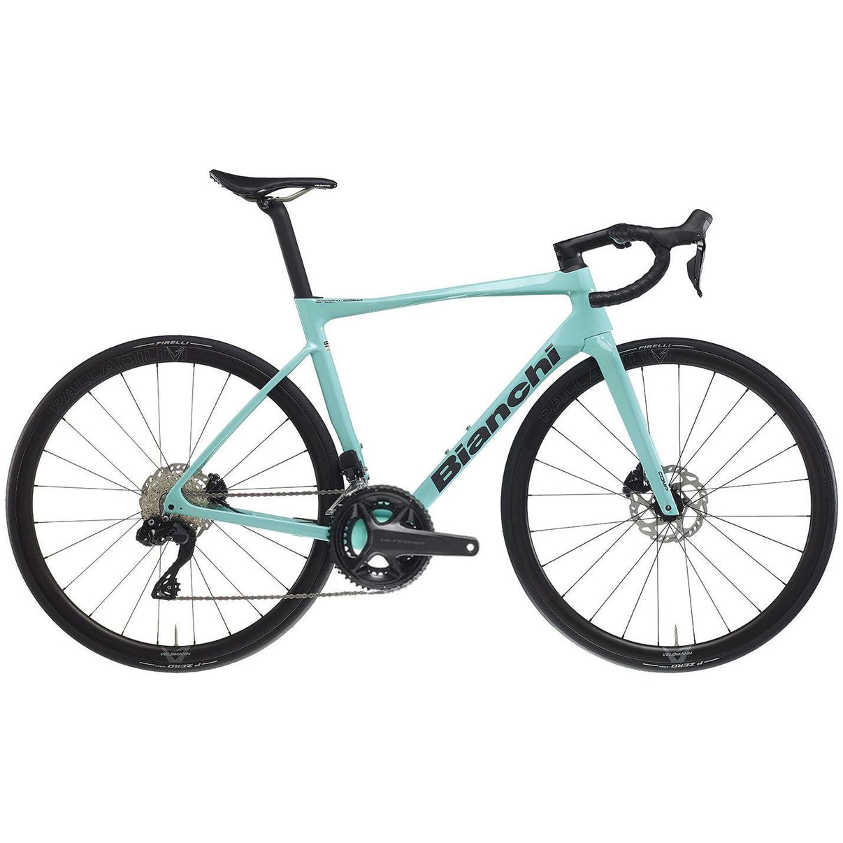 BIANCHI Gourde KEBEA 550 Ml – Celeste, Bouchon Push-Pull, Diamètre 74 Mm, Poids 80 G