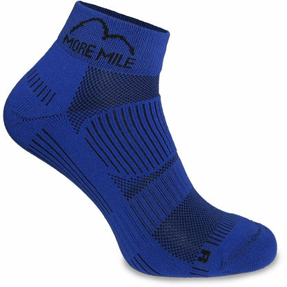 More Mile London 2.0 (3 Pack) Eco Friendly Running Socks - Blue