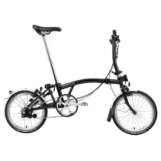 Brompton S6L Folding Bike - Black 5054977119338 - Start Fitness