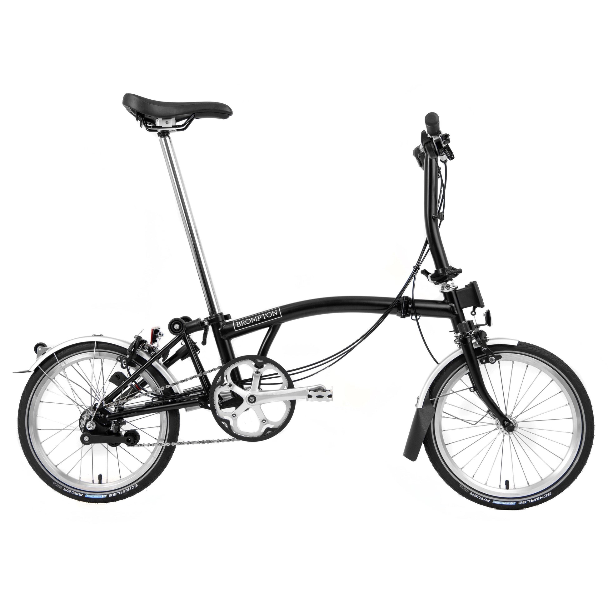 Brompton S6L Folding Bike - Black 5054977119338 - Start Fitness