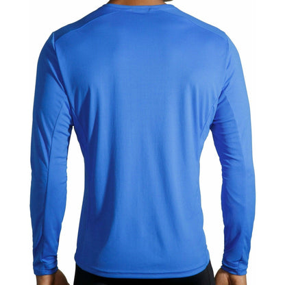 Brooks Atmosphere Long Sleeve Mens Running Top - Blue - Start Fitness