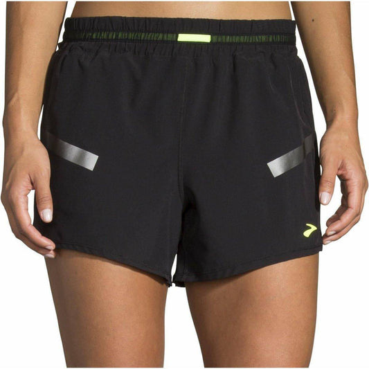 Brooks Carbonite 4 Inch Womens Running Shorts - Black 190340923913 - Start Fitness