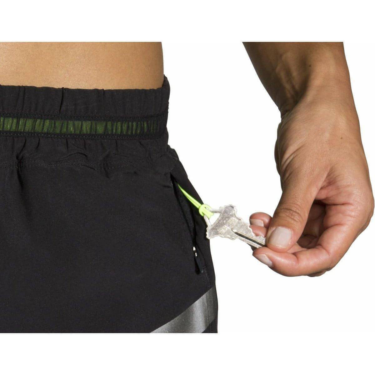 Brooks Carbonite 4 Inch Womens Running Shorts - Black - Start Fitness