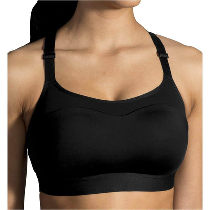 Brooks Dare Racerback Womens Sports Bra - Black - Start Fitness