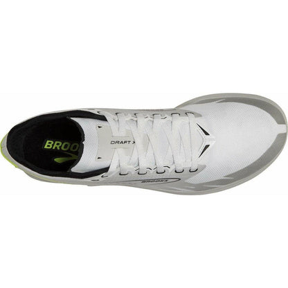 Brooks Draft XC Cross Country Running Spikes - White - Start Fitness