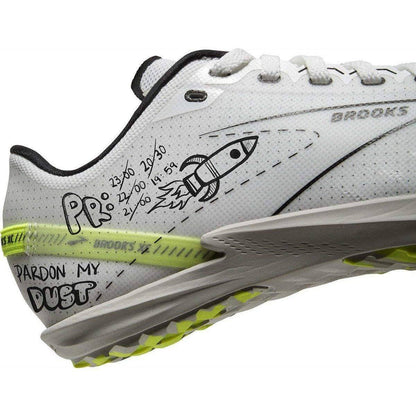 Brooks Draft XC Cross Country Running Spikes - White - Start Fitness