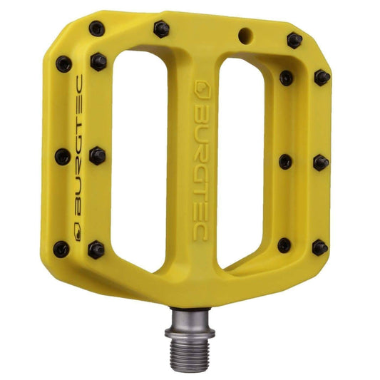 Burgtec MK4 Composite Flat Pedals - Electric Yellow 712885686032 - Start Fitness