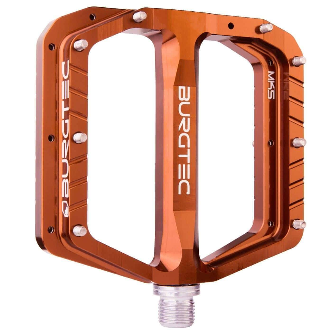 Burgtec Penthouse Flat Pedals MK5 Steel Boost Axles - Brown 712885687374 - Start Fitness