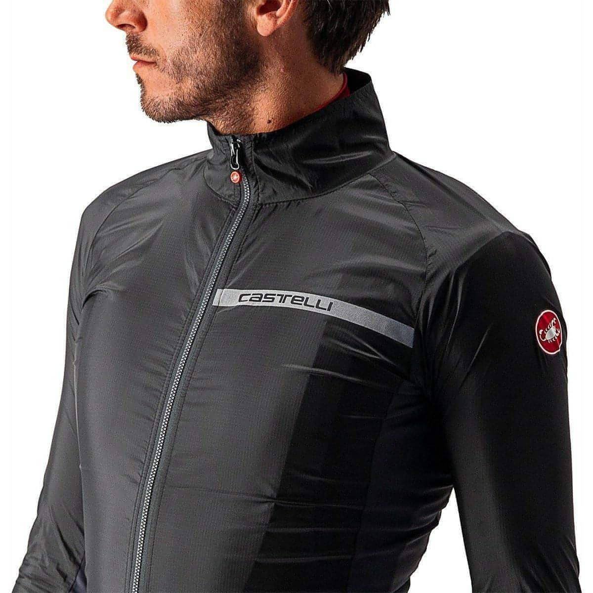 Castelli Squadra Stretch Mens Cycling Jacket - Black - Start Fitness