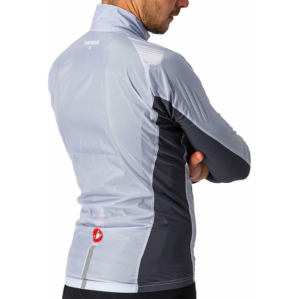 Castelli Squadra Stretch Mens Cycling Jacket - Silver - Start Fitness