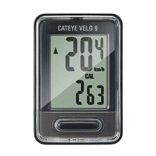 Cateye Velo 9 Wired Cycle Computer Black