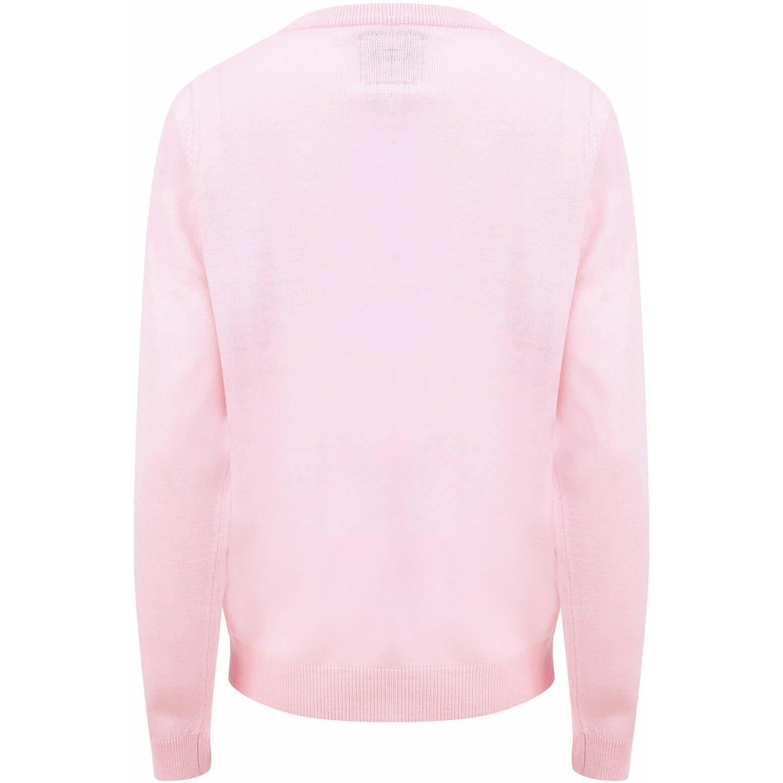 Christmas Secret Santa Dog Womens Christmas Jumper - Pink - Start Fitness