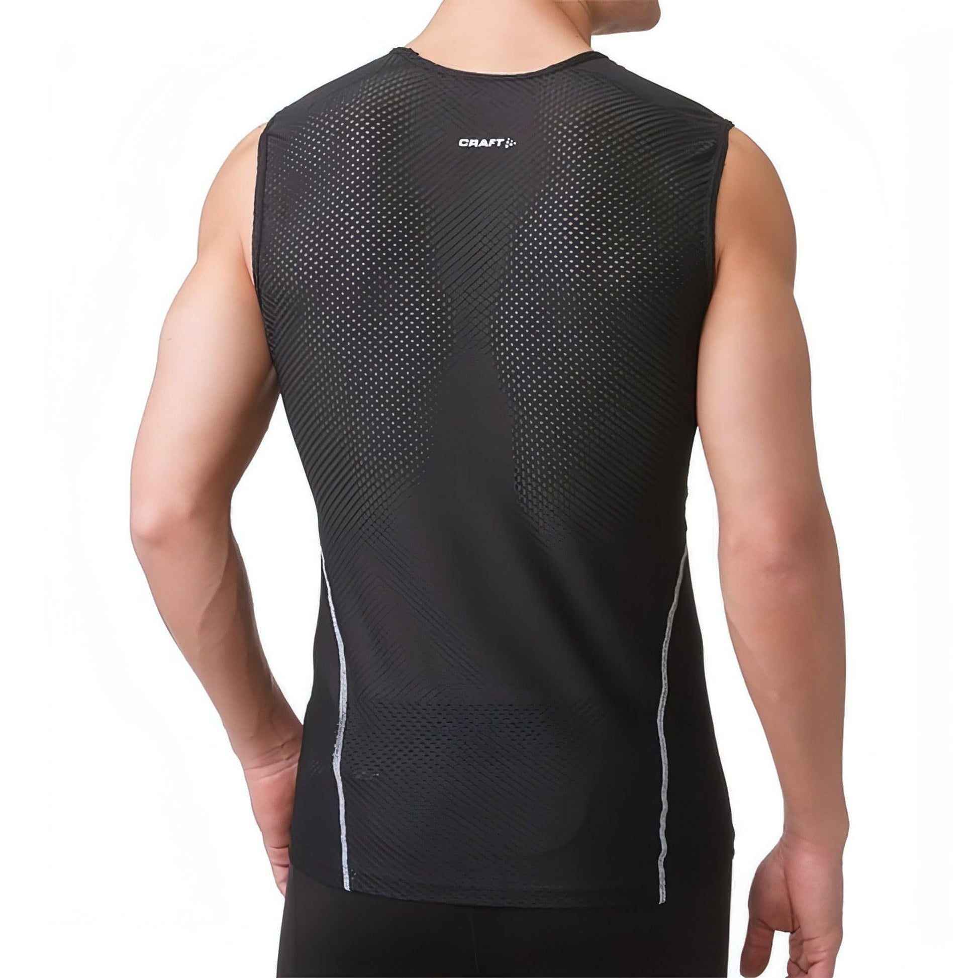Craft Cool Mesh SuperLight Mens Sleeveless Baselayer - Black - Start Fitness