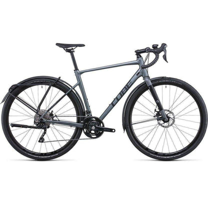 Cube Nuroad Pro FE Gravel Bike 2022 - Grey - Start Fitness