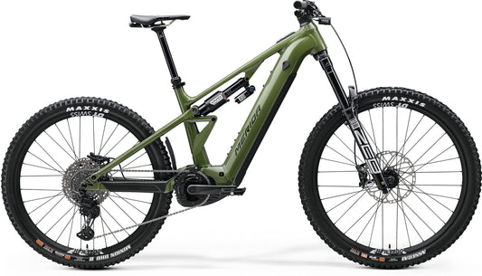 Merida eOne-Eighty 900 Electric Full Suspension Mountain Bike 2025 - Glossy Anaconda Green