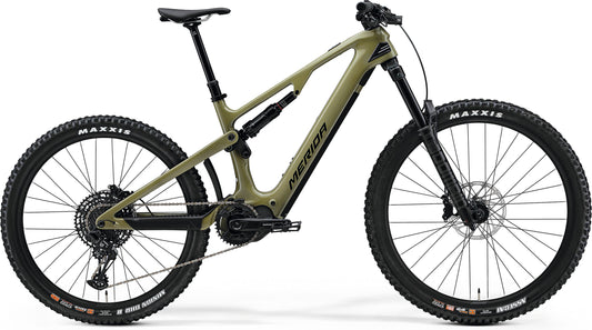 Merida eOne-Sixty 6000 Electric Full Suspension Mountain Bike 2024 - Green
