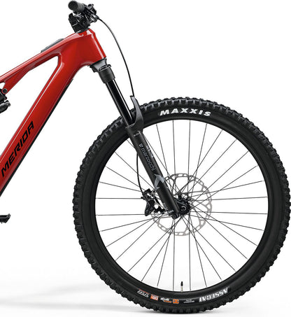 Merida eOne-Sixty SL 6000 Carbon Electric Full Suspension Mountain Bike 2025 - Glossy Heritage Red