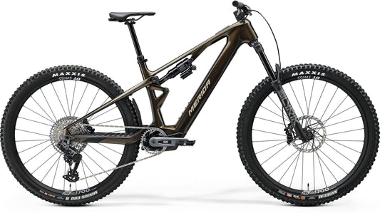 Merida eOne-Sixty SL 8000 Carbon Electric Full Suspension Mountain Bike 2025 - Glossy Guarded Gold
