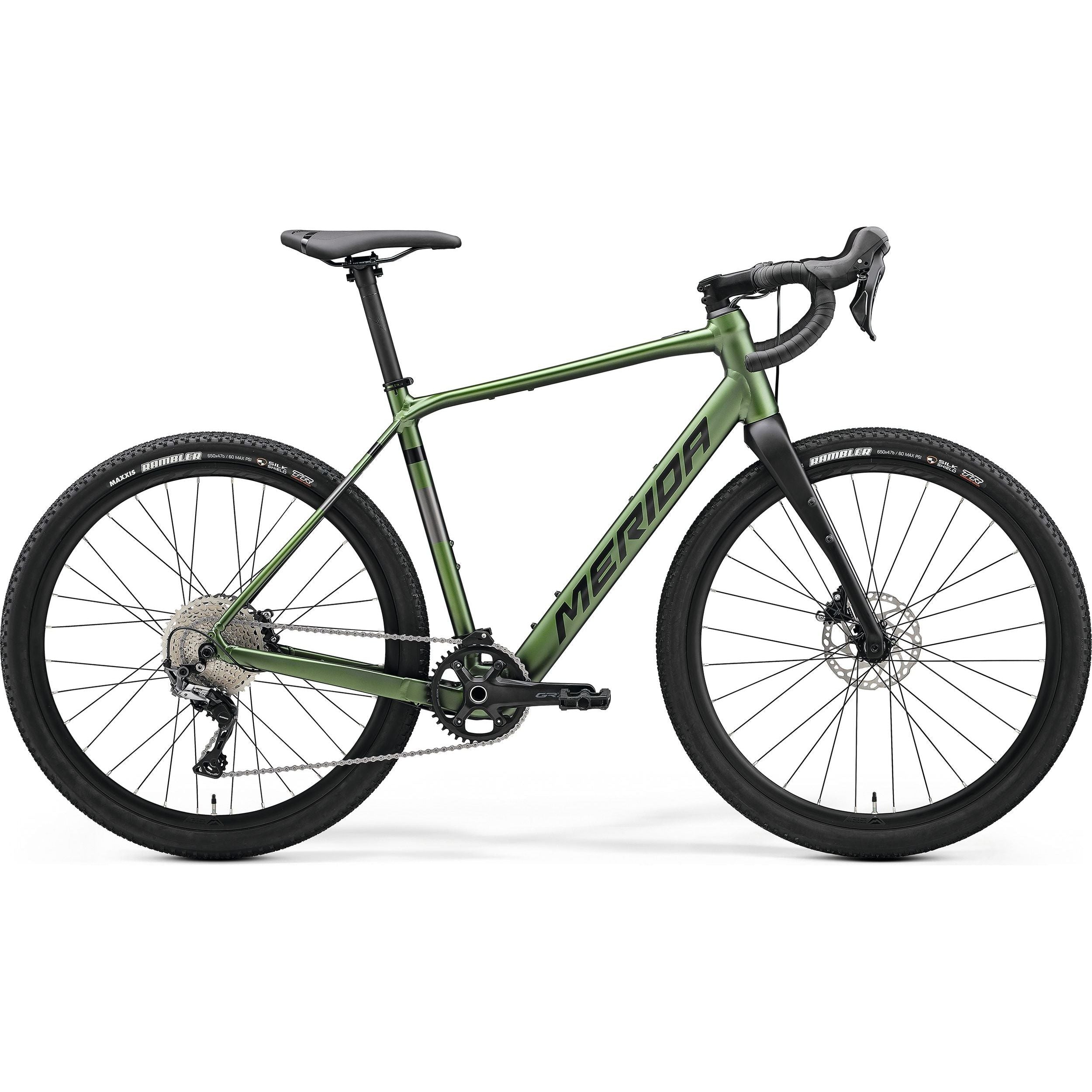 Merida eSilex 600 Electric Gravel Bike 2024 Green