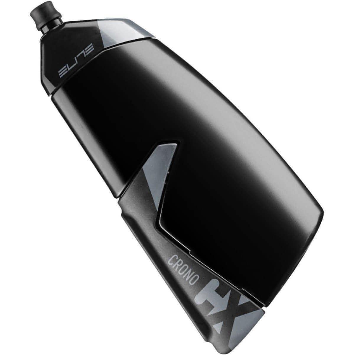 Elite Crono CX Aero 500ml Water Bottle With Fiberglass Cage - Black 8020775038734 - Start Fitness