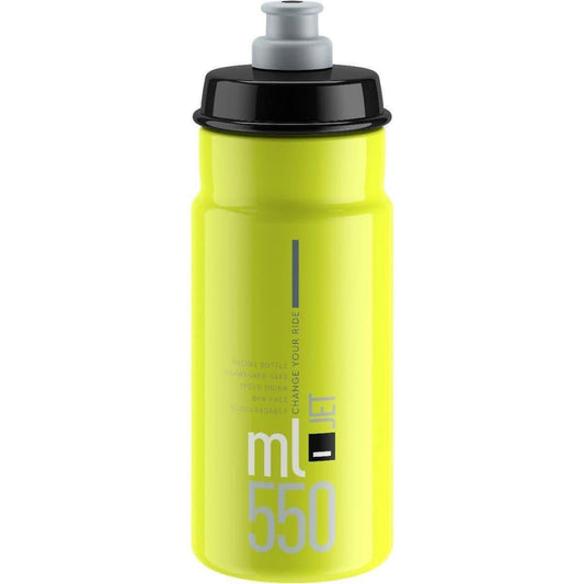 Elite Jet Biodegradable 550ml Water Bottle - Yellow 8020775036044 - Start Fitness
