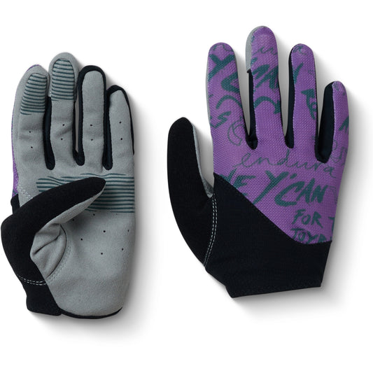 Endura Hummvee Lite Icon Full Finger Womens Cycling Gloves - Purple