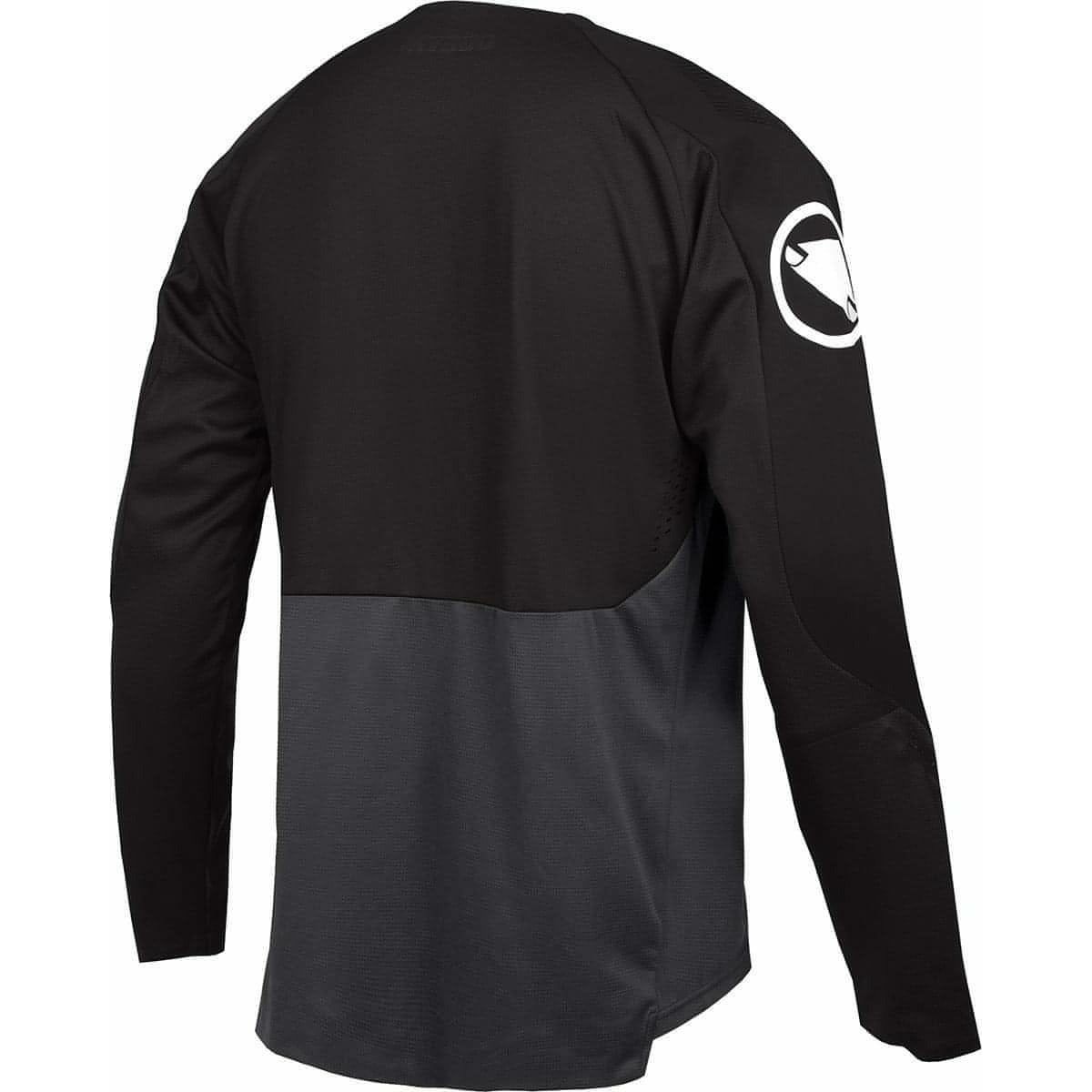 Endura MT500 Burner II Long Sleeve Mens Cycling Jersey - Black - Start Fitness
