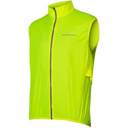 Endura Pakagilet Mens Cycling Gilet - Yellow - Start Fitness