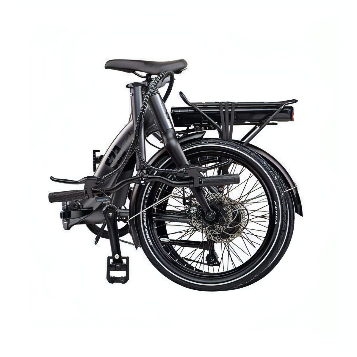 Ezego Fold LS Electric Folding Bike - Grey 5060629561257 - Start Fitness