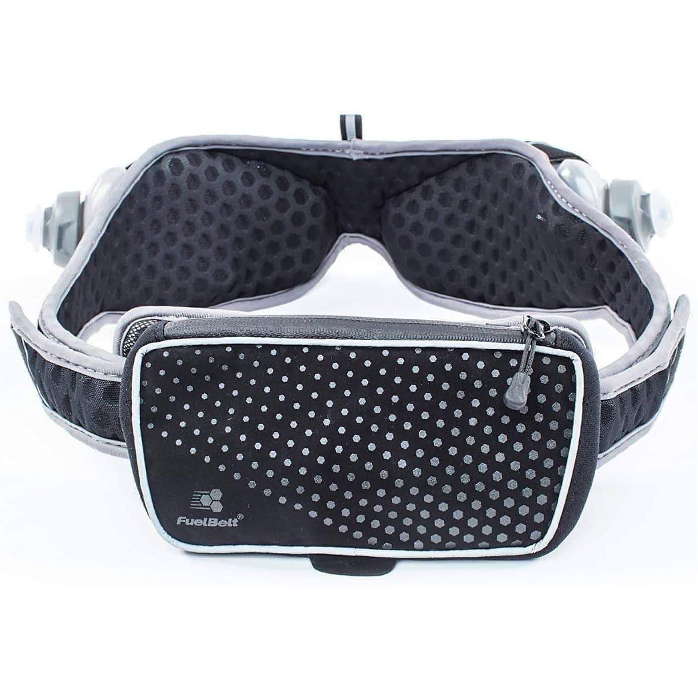 FuelBelt Helium Ergo Hydration Bottle Belt - Black 096506000484 - Start Fitness