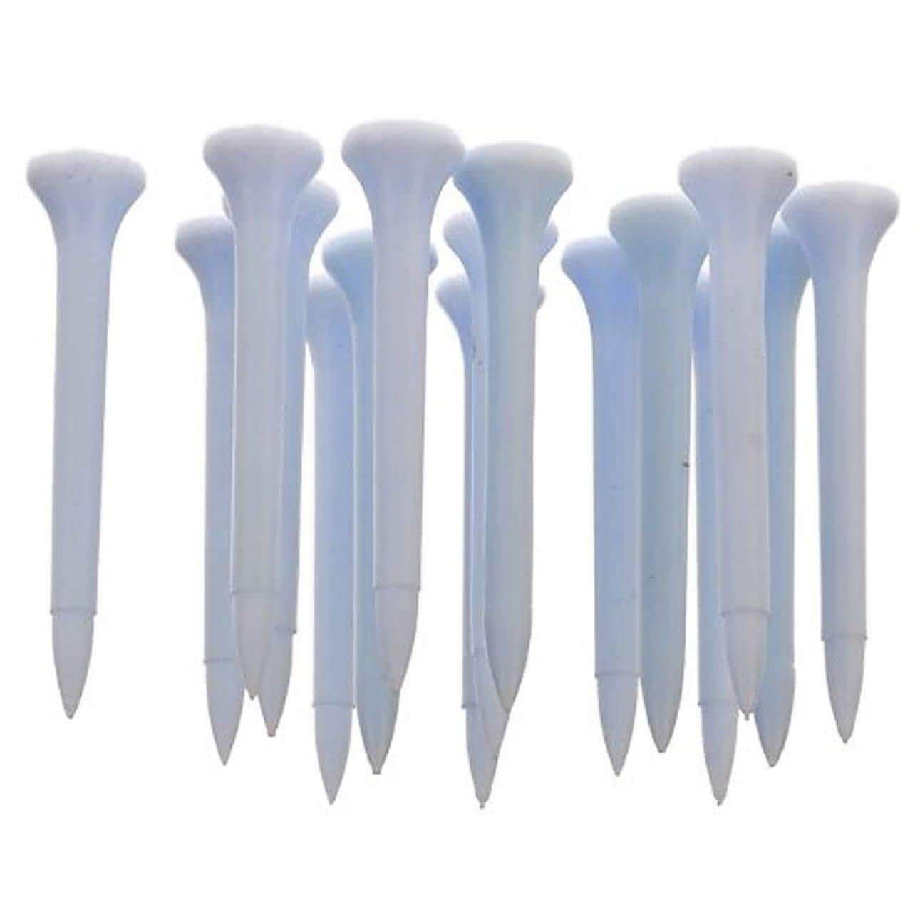 GMTee Golf Plastic (40 Pack) 2 1-8 Inch Golf Tees - White 4897053040703 - Start Fitness