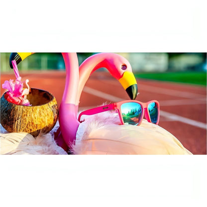 Goodr Flamingos On A Booze Cruise Running Sunglasses 728461226653 - Start Fitness