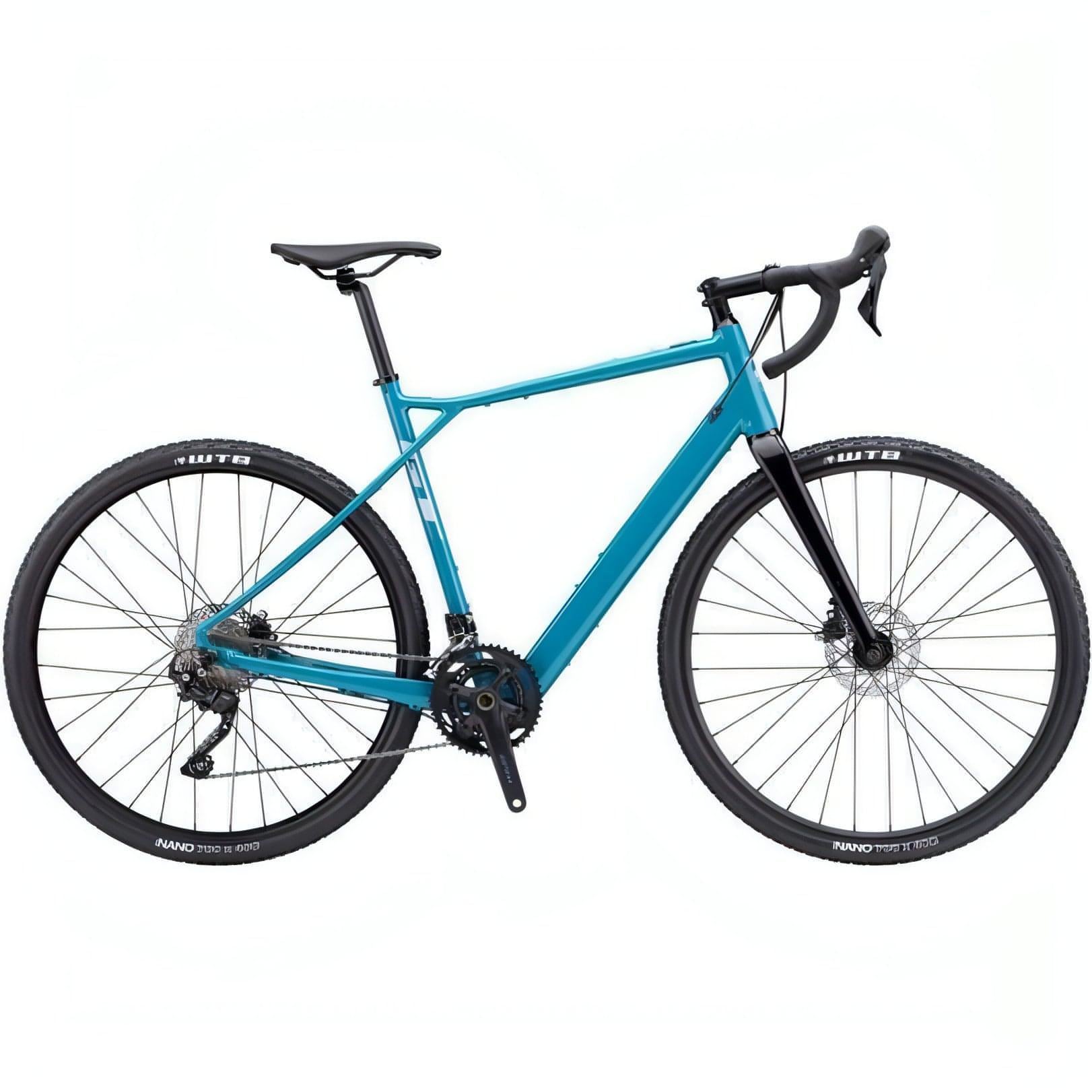 GT eGrade Bolt Electric Gravel Bike 2021 - Blue - Start Fitness