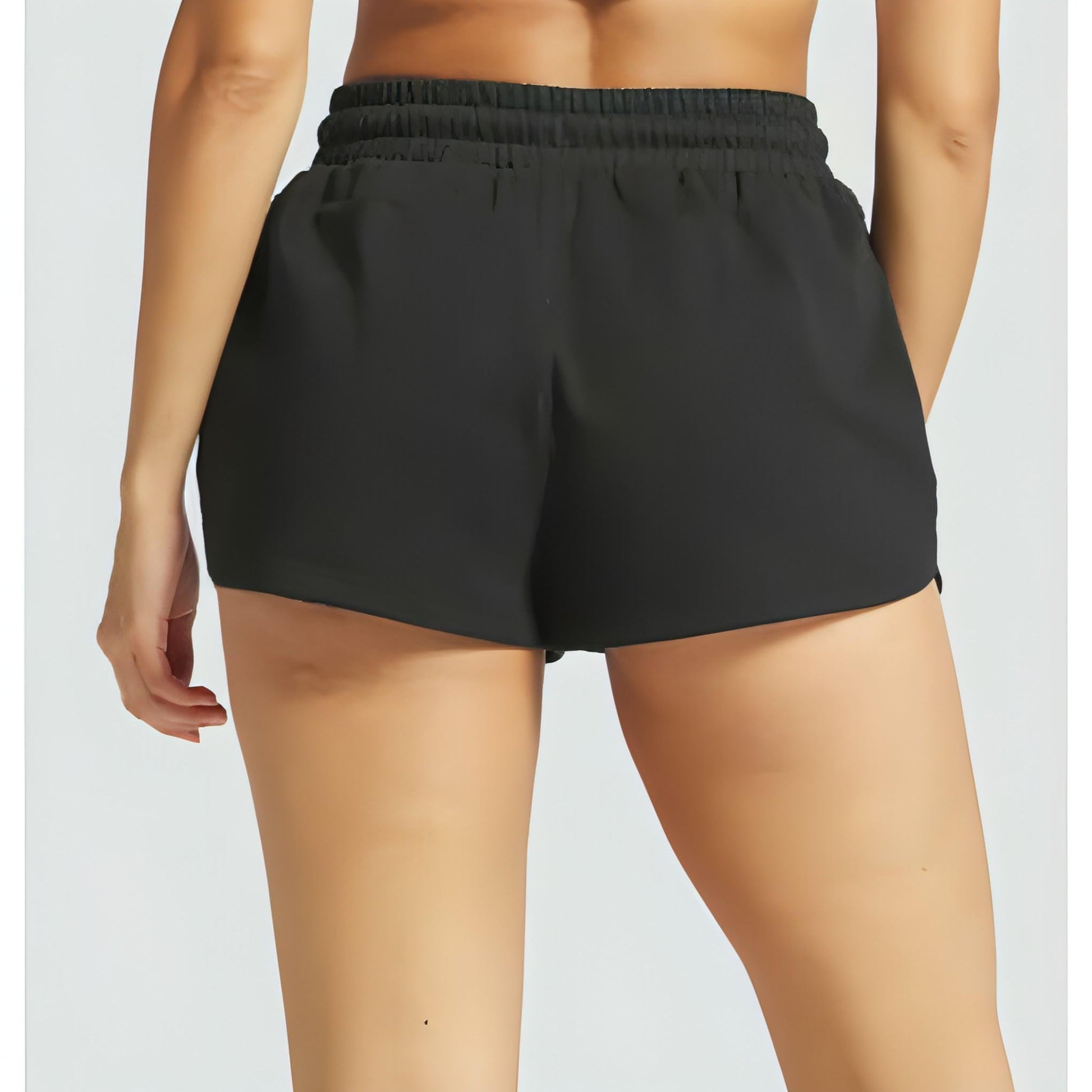 Gymshark Graphic Womens Training Shorts - Black - Start Fitness