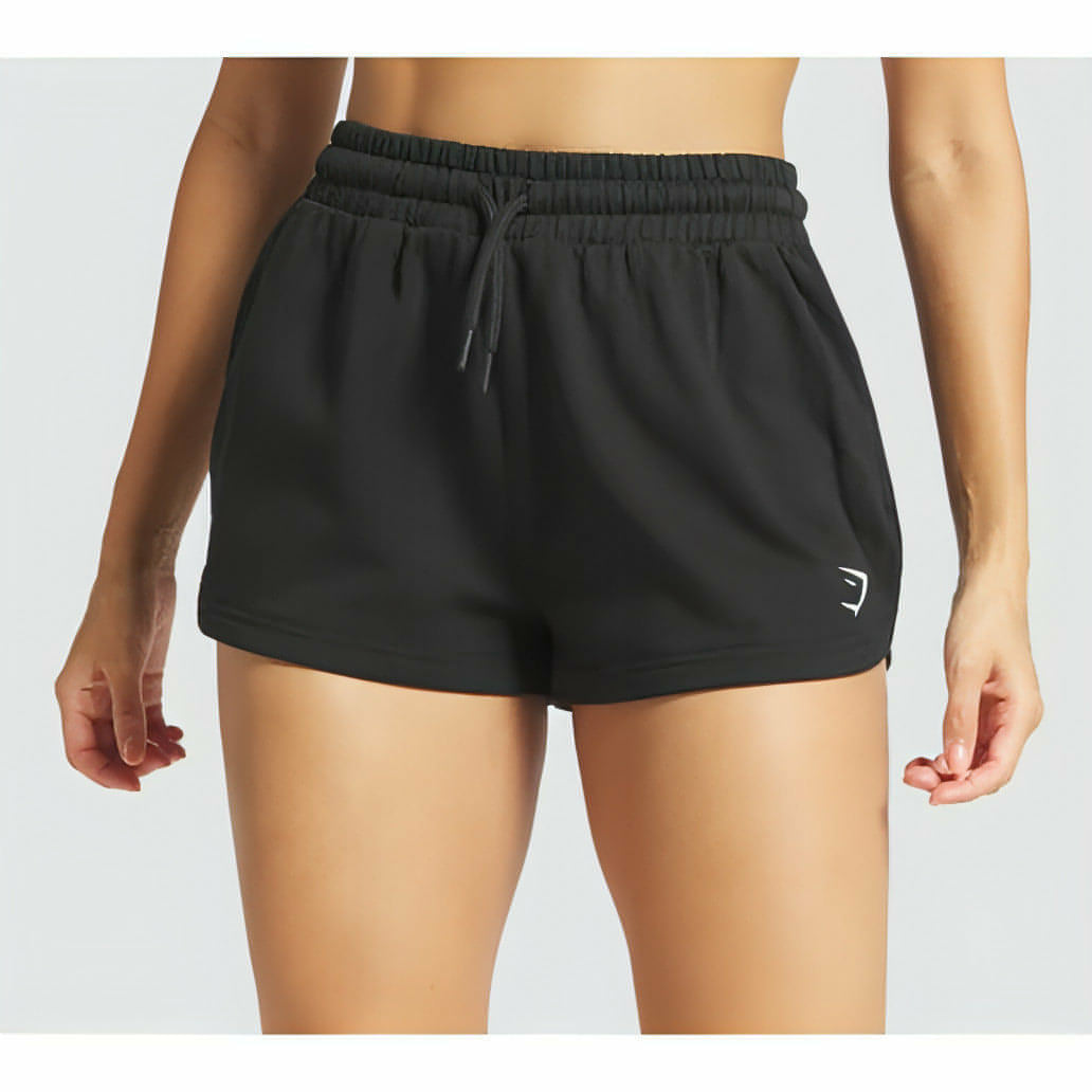 Gymshark Graphic Womens Training Shorts - Black - Start Fitness