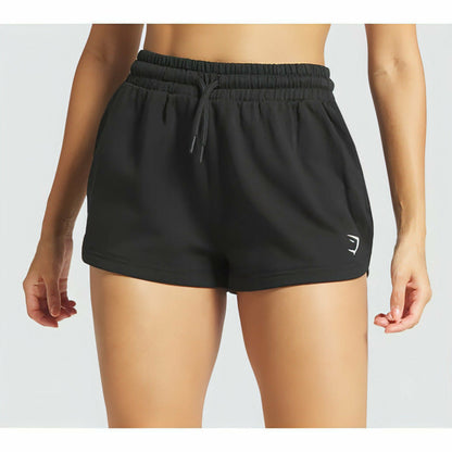 Gymshark Graphic Womens Training Shorts - Black - Start Fitness