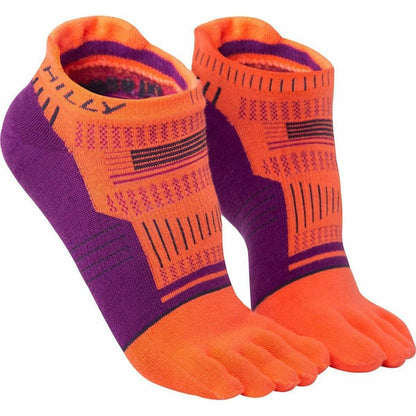 Hilly Toe Running Socklet - Orange - Start Fitness