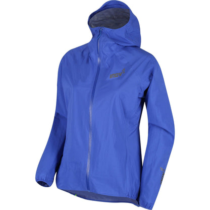 Inov8 Stormshell Waterproof Womens Running Jacket - Blue - Start Fitness