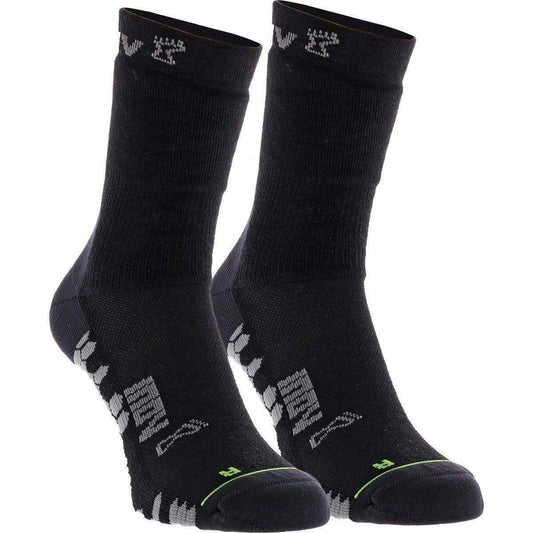 Inov8 Thermo Outdoor High (2 Pack) Running Socks - Black - Start Fitness