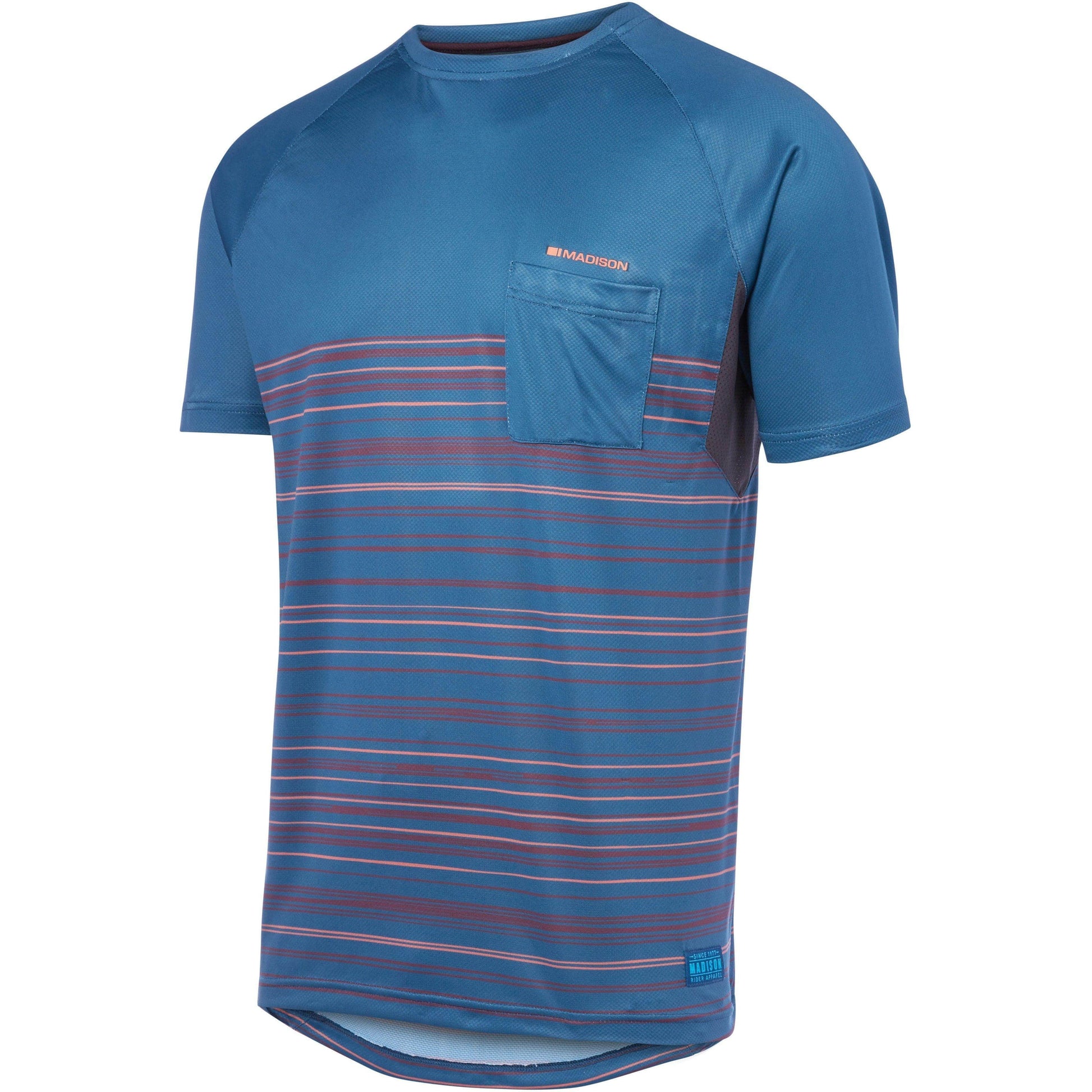 Madison Roam Short Sleeve Mens Cycling Jersey - Blue - Start Fitness