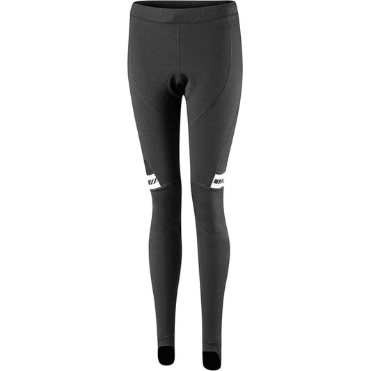 Madison Sportive Shield Softshell (With Pad) Womens Cycling Tights - Black - Start Fitness