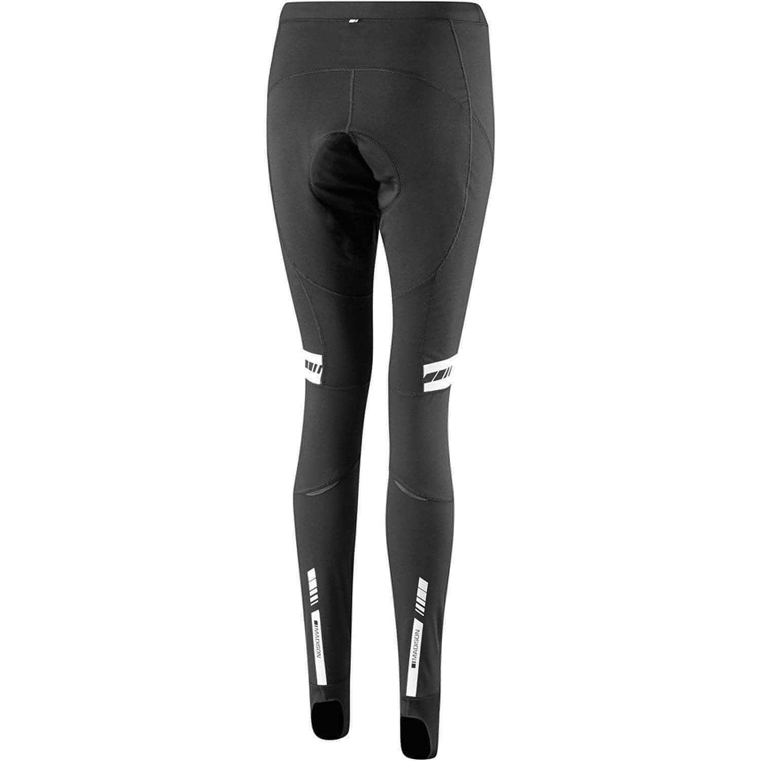 Madison Sportive Shield Softshell (With Pad) Womens Cycling Tights - Black - Start Fitness