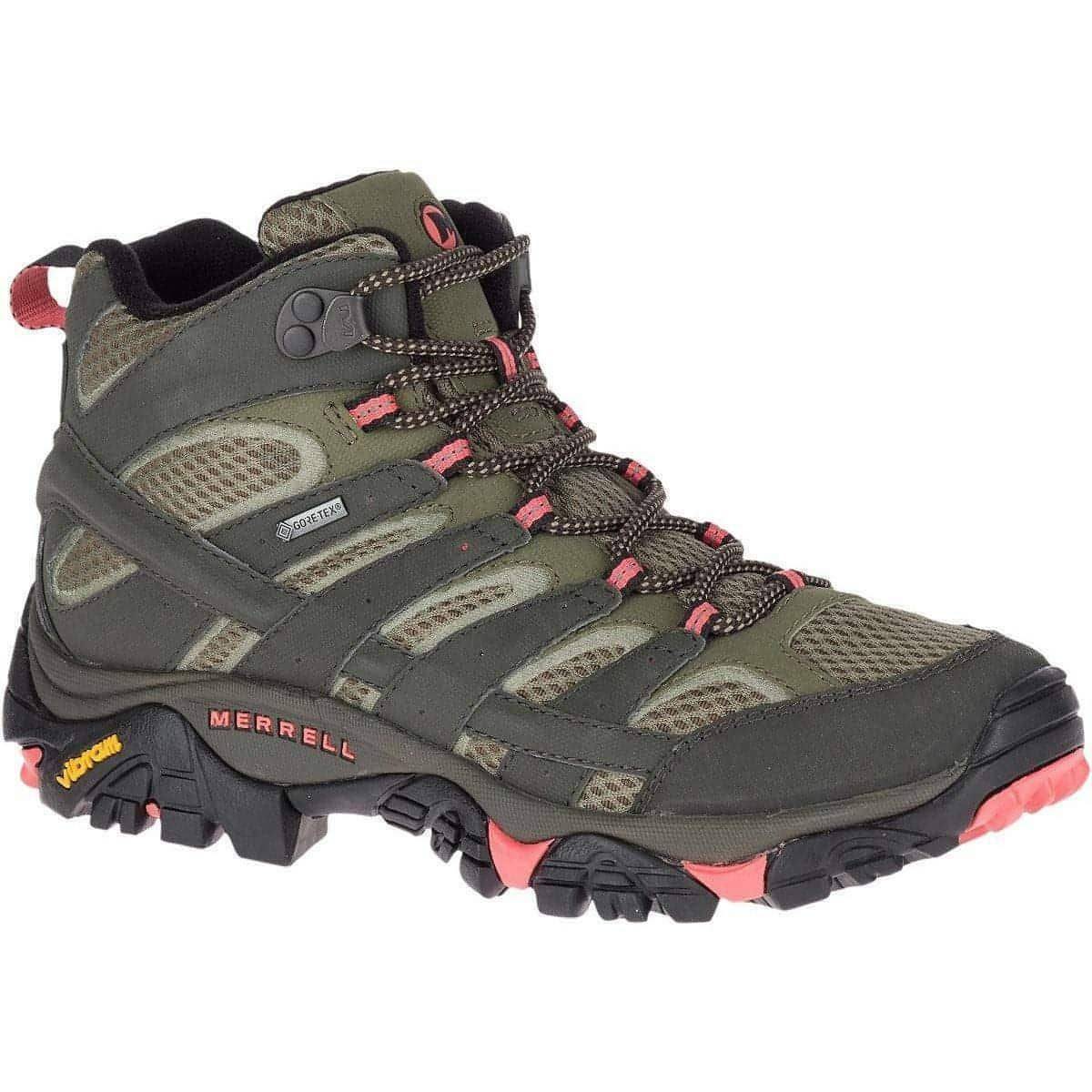 Merrell Moab 2 Mid Gore-Tex Womens Walking Boots - Grey - Start Fitness