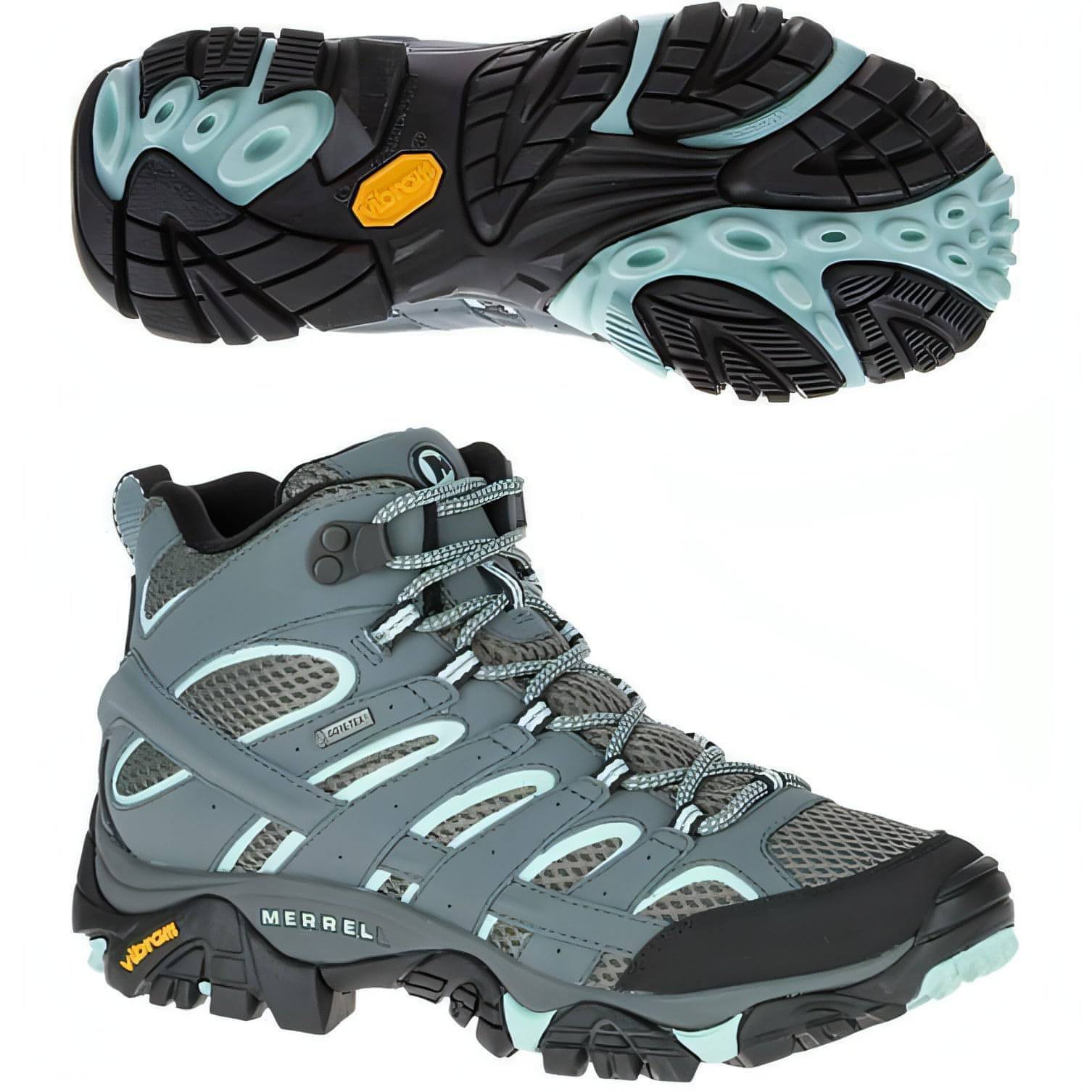 Merrell Moab 2 Mid GTX Womens Walking Boots - Blue - Start Fitness