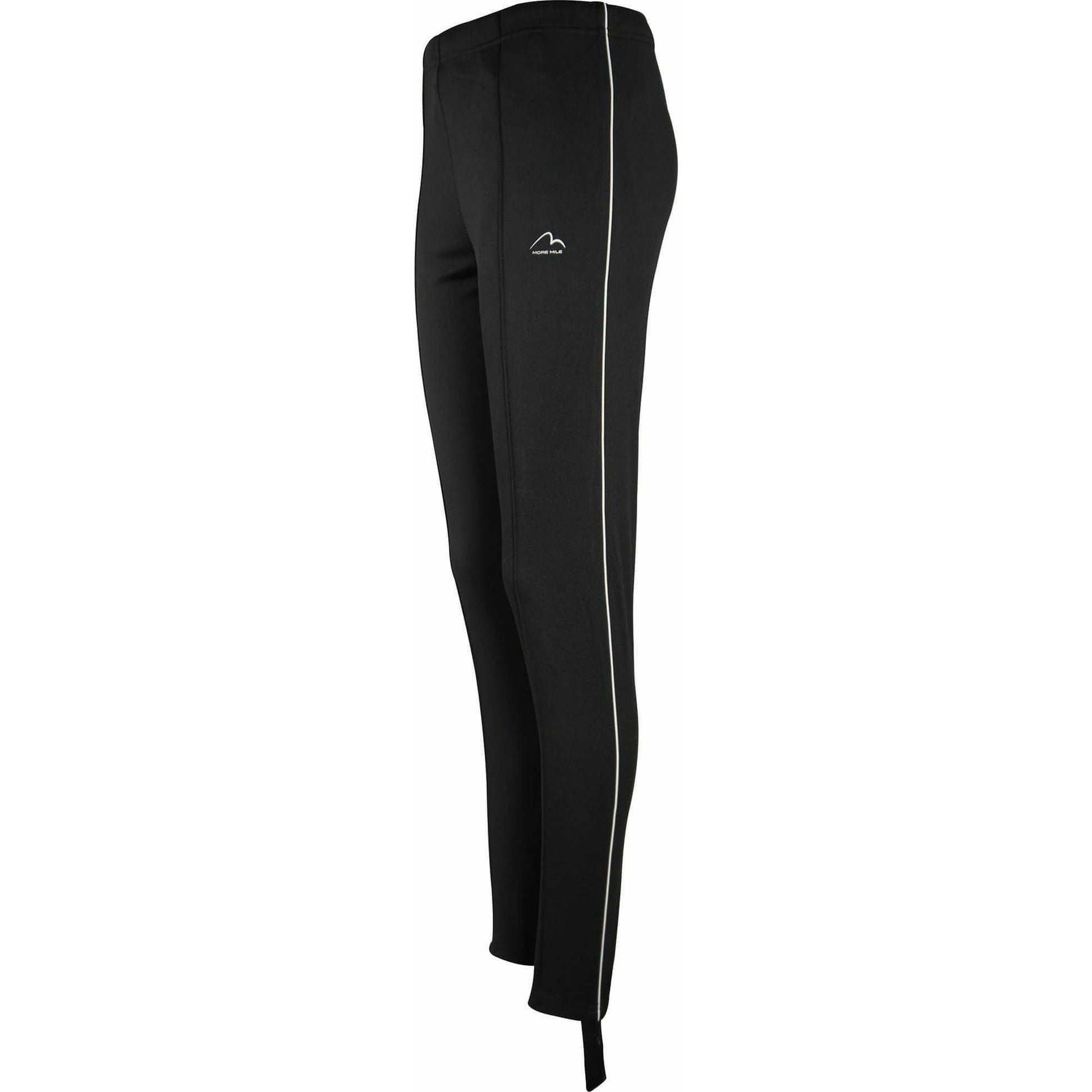 More Mile Essentials Mens Running Tracksters - Black - Start Fitness