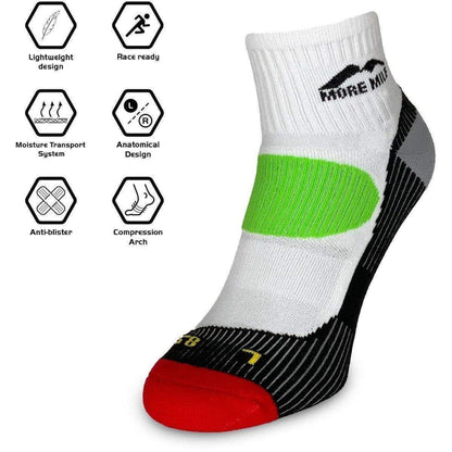 More Mile London Running Socks Pack   4Ebe