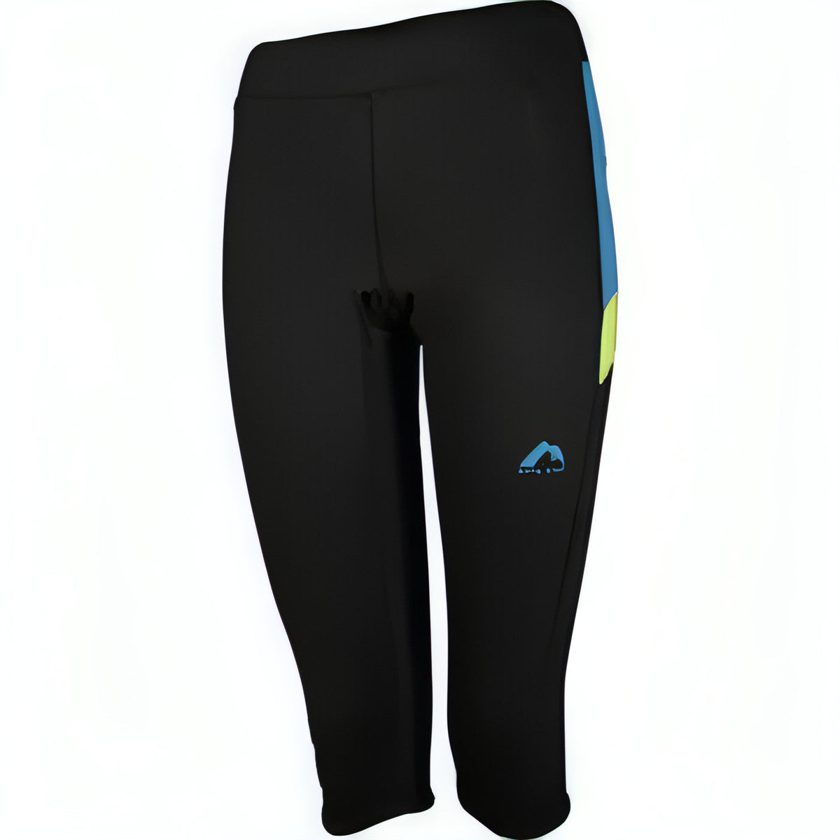 More Mile More-Tech 3/4 Capri Womens Running Tights - Black - Start Fitness
