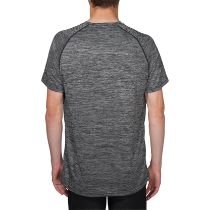More Mile Rad Performance Junior Short Sleeve Running Top - Grey - Start Fitness