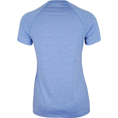 More Mile Train To Run Short Sleeve Womens Running Top - Blue - Start Fitness